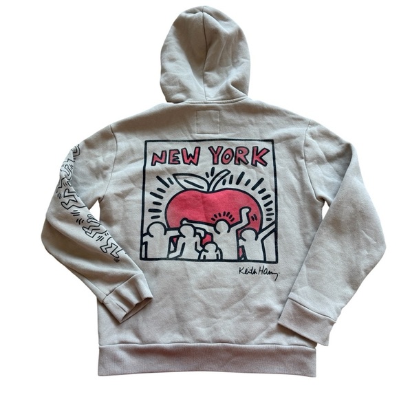 Hollister Other - Hollister x Keith Haring New York Graphic Hoodie Street Art Pullover Size Small